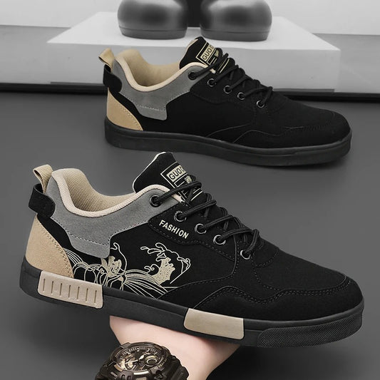 Easy-Clean Casual Sneakers – Durable Grip Design