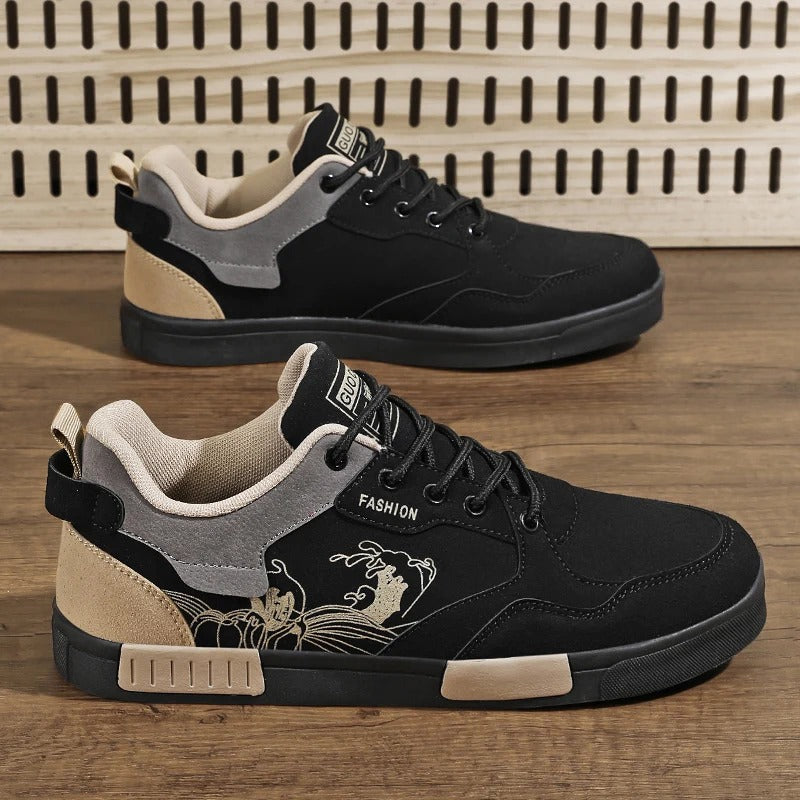 Easy-Clean Casual Sneakers – Durable Grip Design