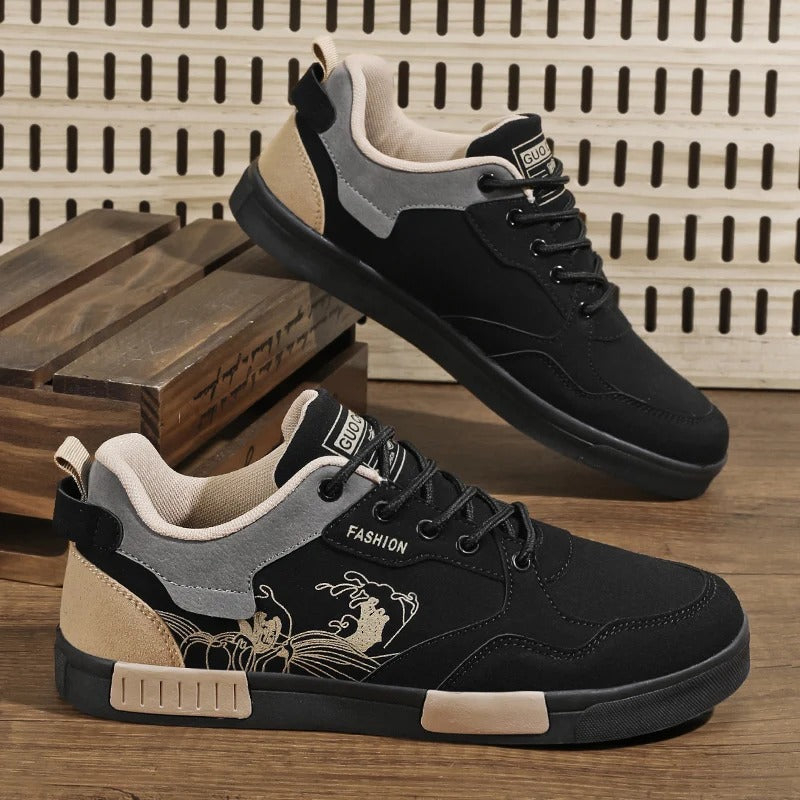 Easy-Clean Casual Sneakers – Durable Grip Design