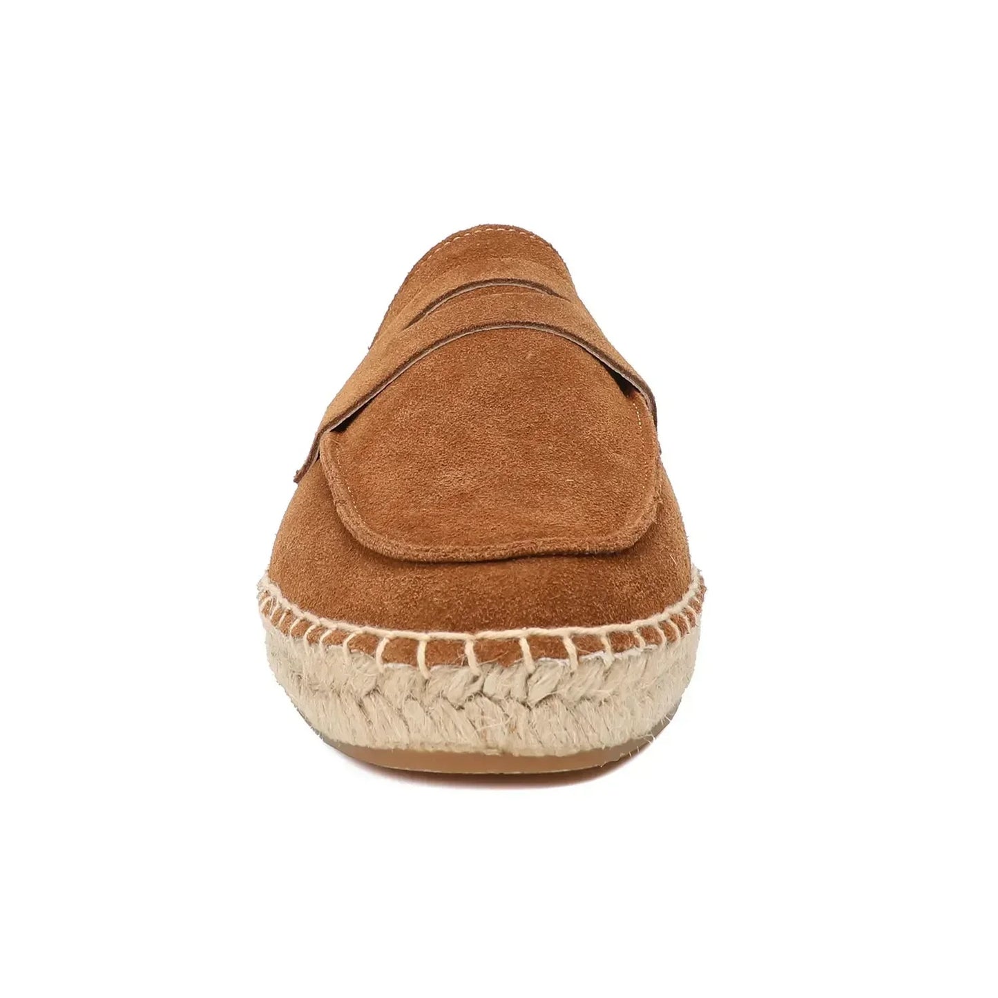 Suede Leather Espadrille Loafers – Casual Slip-On