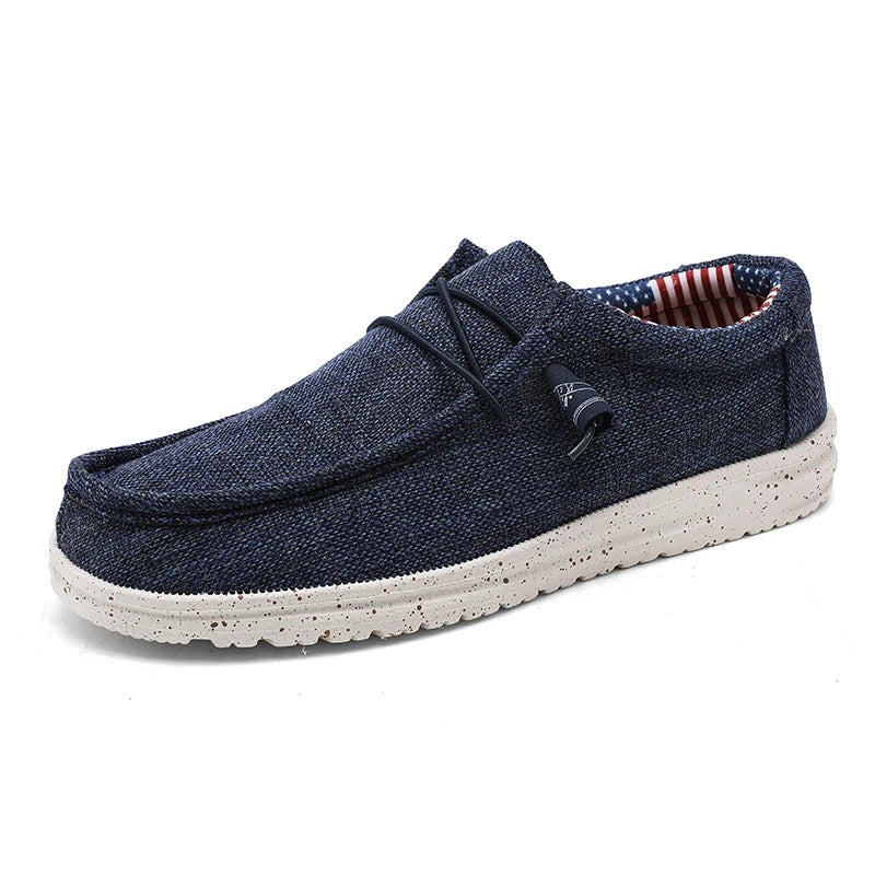 Lightweight Canvas Boat Shoes – Breathable Slip-On