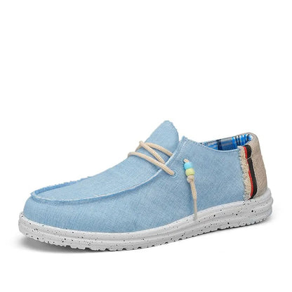 Lightweight Canvas Boat Shoes – Breathable Slip-On